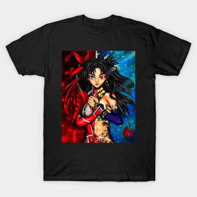 Rin and Ishtar T-Shirt by Pyropen